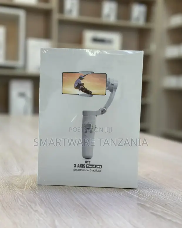 Merak One M1 Gimbal ya Smartphone ya Axis 3 (Nyeupe) - 1