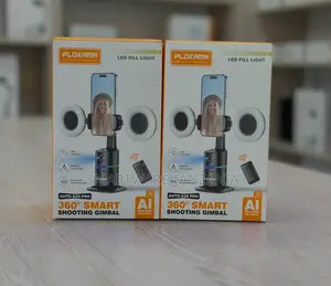 Plokama Auto-A20 Pro 360 AI Gimbal with LED Fill Light