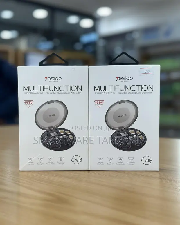 Yesido CA118 Sanduku la Hifadhi la Multifunction USB OTG la 6-in-1 - 1