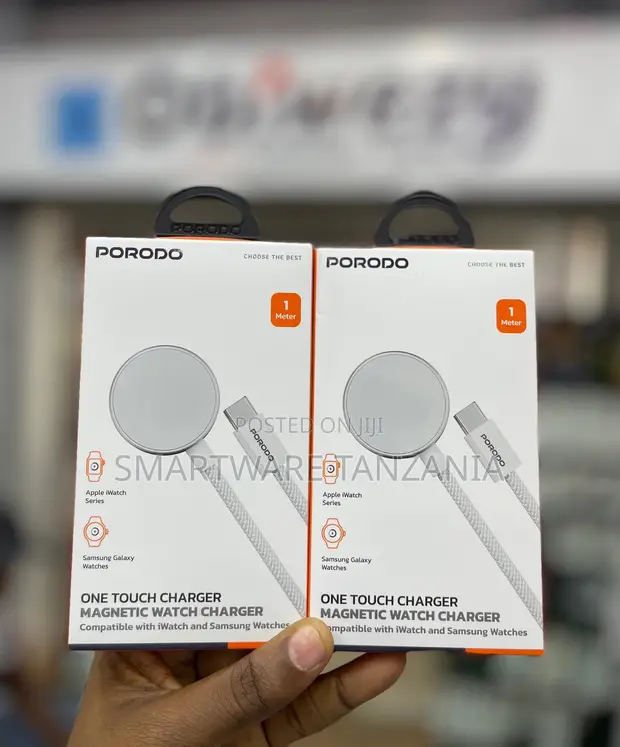 Chaja ya Saa ya Sumaku ya Porodo kwa iWatch & Samsung - 1
