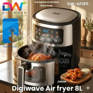 Digiwave 8L Air Fryer ya Kidijitali