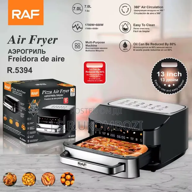 Raf Air Fryer Maalum kwa Pizza 7L 13-inch - 1