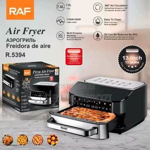 Raf Air Fryer Maalum kwa Pizza 7L 13-inch