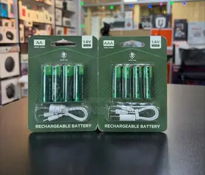 Green Lion Rechargeable Batteries (AA & AAA) 1.6V Zn-Ni