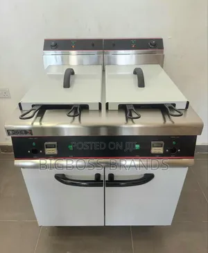 Fryer ya Umeme ya Biashara Lita 60 (30x2)