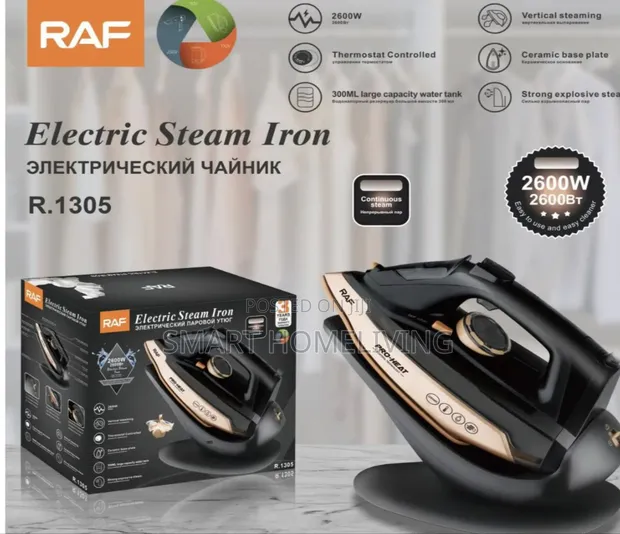 Raf Wireless Steam Iron 2600W - 1