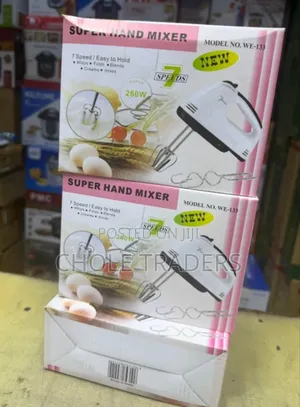 Mixer ya Mkono ya Super 7-Speed (260W)