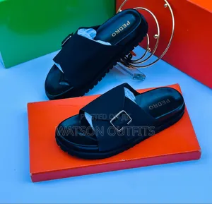 Men's Leather Sandals - Pedro, Hermes, Versace Brands