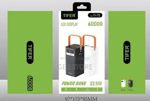 Tifer LED Display Powerbank 60,000mAh