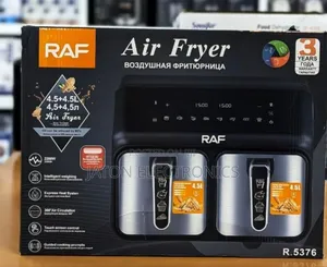 Raf Double Air Fryer 4.5L + 4.5L