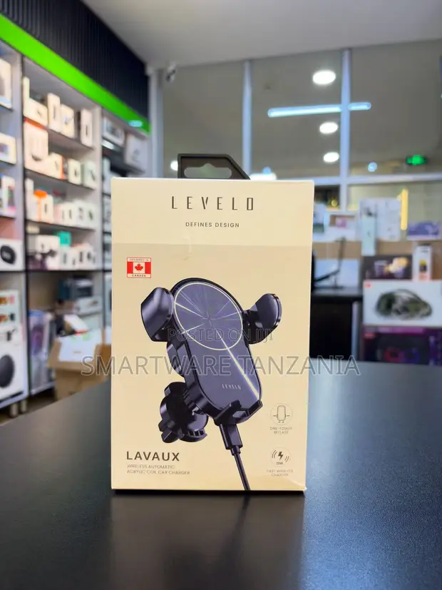 Levelo Lavaux 15W Wireless Automatic Car Charger Mount - 1