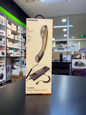 Porodo Classic Retro Simu Handset USB-C Noise Cancelling
