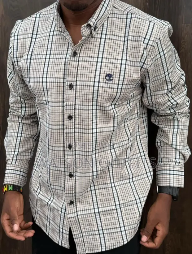 Men's Multicolor Original Material Dress Shirts - 1