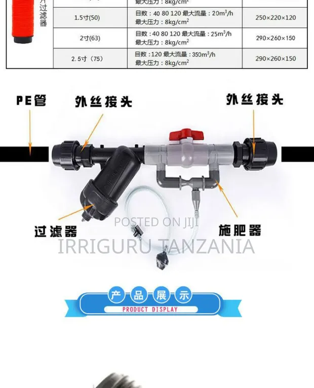 Kichujio cha Diski cha Umwagiliaji 63mm - 1
