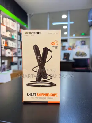 Porodo Smart Skipping Rope - Real-Time Tracking, 7h Battery