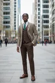 Ricardo Brand Men's Original Suits - Classic Colors - 1