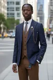 Ricardo Brand Men's Original Suits - Classic Colors - 3