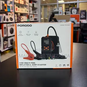 Porodo 4-in-1 Jump Starter & Inflator 1000A 150 PSI