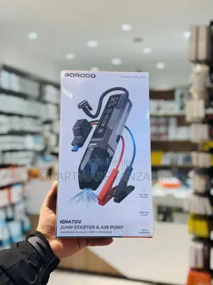 Porodo Ignatov Jump Starter & Air Pump 400A 150PSI USB-C
