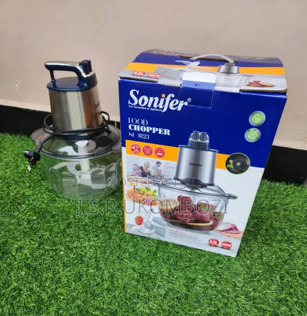 Sonifer SF-8123 4L Glass Food Chopper - 1