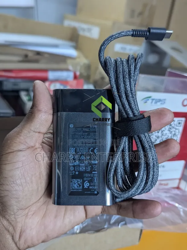 Original HP Type-C Oval 65W Adapter - 1