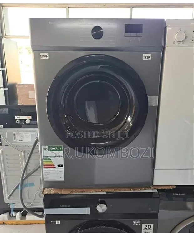 Hisense Dryer ya Mbele ya Mzigo 8kg - 1
