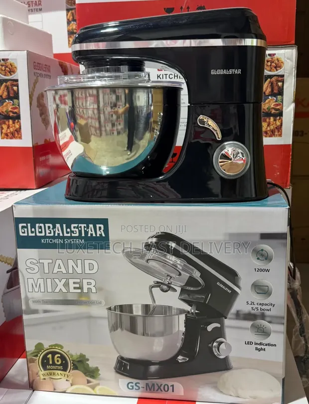 Globalstar GS-MX01 Stand Mixer 5.2L - 1
