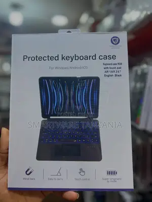 iPad Air 9.7 RGB Keyboard Case with Touchpad - Black