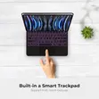 iPad 10.2/10.5 Inch RGB Backlit Keyboard Case with Touchpad - 2