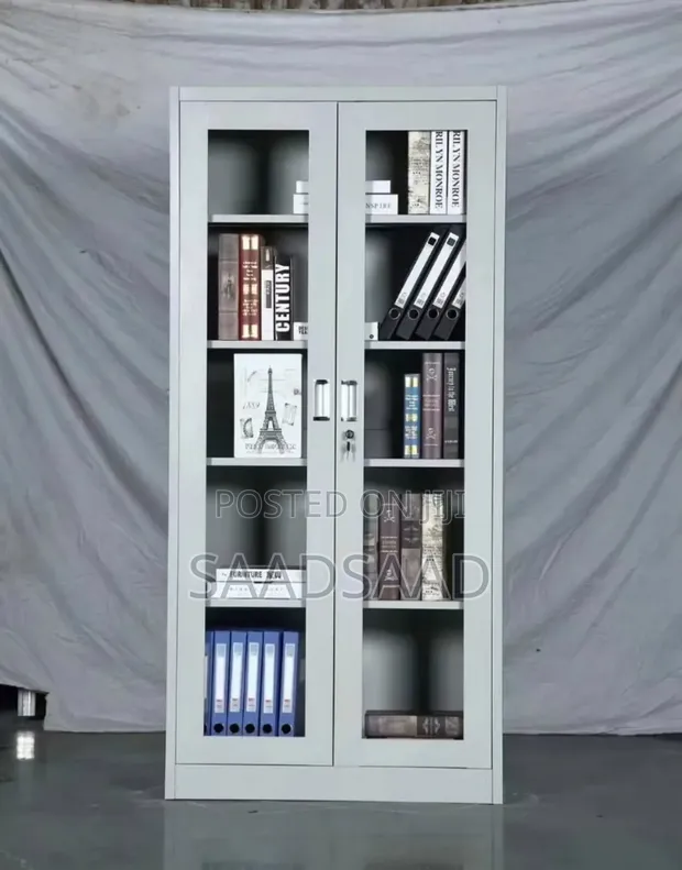 Brand New Steel Office Cabinet - Gray - 1