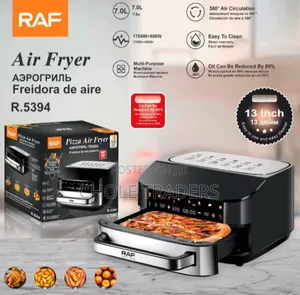 7L Raf Air Fryer - Mtengeneza Pizza (Inchi 13)