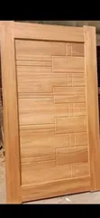 ADT Front Door - Brand New Mninga Wood - 1