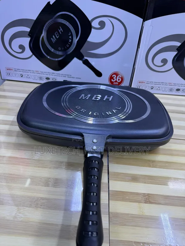 MBH Die Casting Grill Pan Mbili 36cm - 1