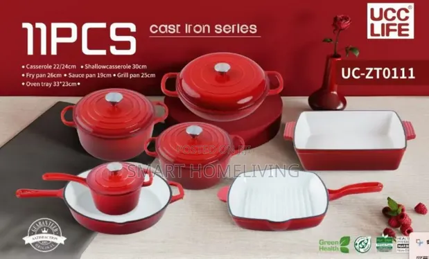 Original Cast Iron Ucc Life Cookware Set - 1