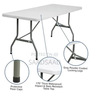 Folding Table 180cm White