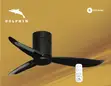Dolphin Decorative Ceiling Fan 48" 3 Blades - 2
