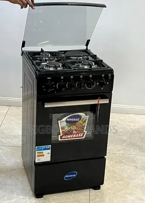 Homebase Cooker 50x50cm Gesi & Umeme (HB-501-NB)
