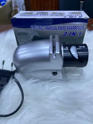 2-in-1 Electric & Manual Knife Sharpener