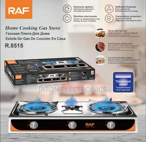 Raf Home Gas Stove 3 Plates R-8515