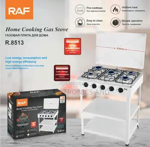 Raf Gas Cooker 5 Burners with Cabinet