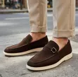 Ferragamo Men's Leather Moccasins - Italy Made - 3