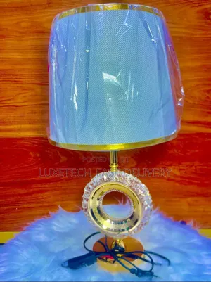 Elegant Crystal Bedside or Table Lamp