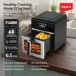 Impex Air Fryer 6.5L Kidijitali chenye Touch Control & Dhamana ya Mwaka 1 - 2