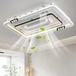 Voice Control Bladeless Ceiling Fan Light - Wide Angle - 1