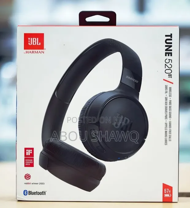 JBL Tune 520 On-Ear Wireless Headphones - 1