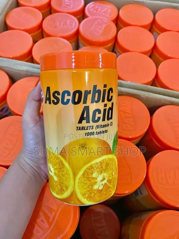 Ascorbic Acid (Vitamin C) Vidonge 1000 - 1