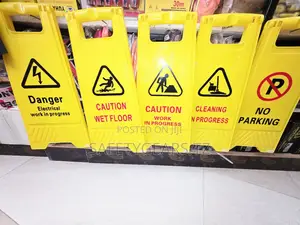 Flip Safety Signage - 5 Types
