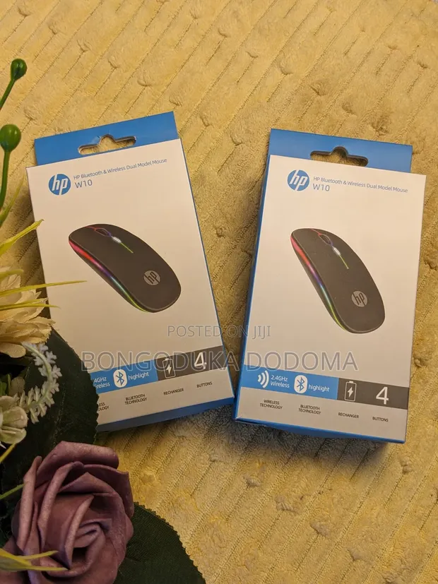 HP W10 Rechargeable Wireless Mouse - 1