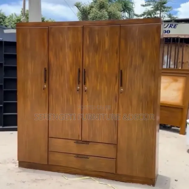 Classic 4-Door Wardrobe - Brand New MDF - 1