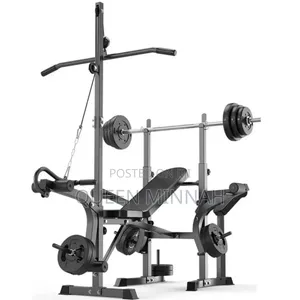 Set ya Benchi la Uzito Jipya na Dumbbell 55kg